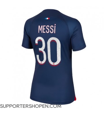 Paris Saint-Germain Lionel Messi #30 Hemma Matchtröja Dam 2023-24 Kortärmad